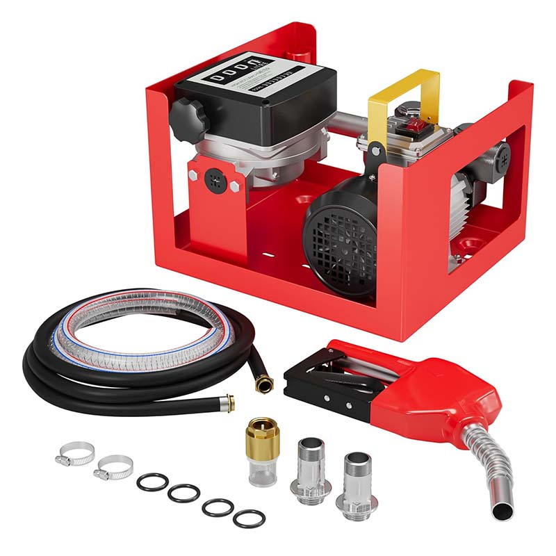 Електрически дизелови помпи за прехвърляне на гориво с брояч и автоматична дюза