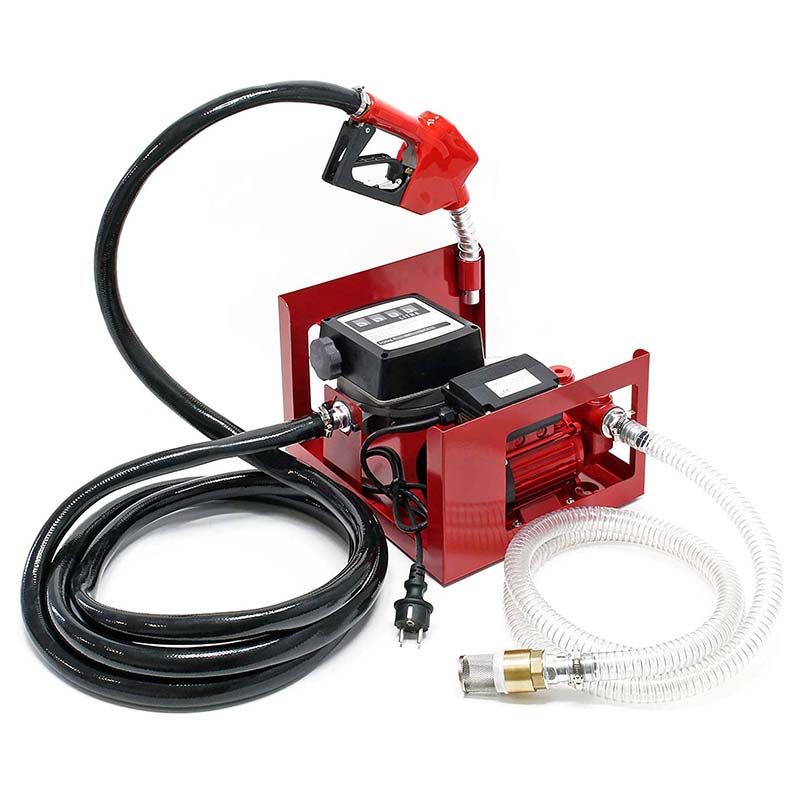 Самозасмукваща електрическа маслена дизелова помпа с 4-цифрен разходомер